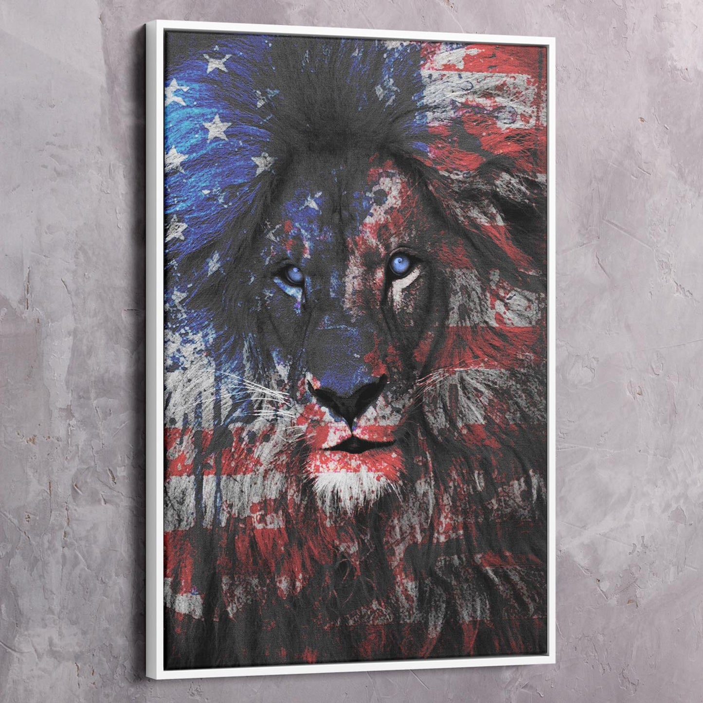 American Lion Wall Art | Inspirational Wall Art Motivational Wall Art Quotes Office Art | Impaktiv Exclusive Canvas Art Landscape