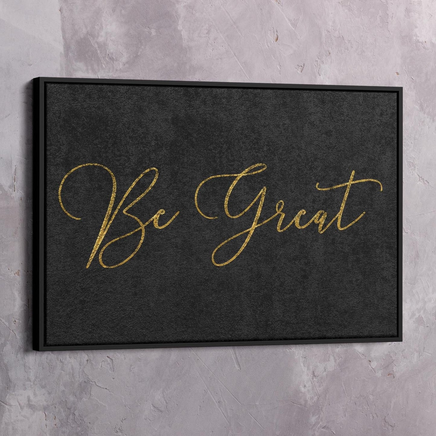 Be Great Wall Art | Inspirational Wall Art Motivational Wall Art Quotes Office Art | Impaktiv Exclusive Canvas Art Landscape
