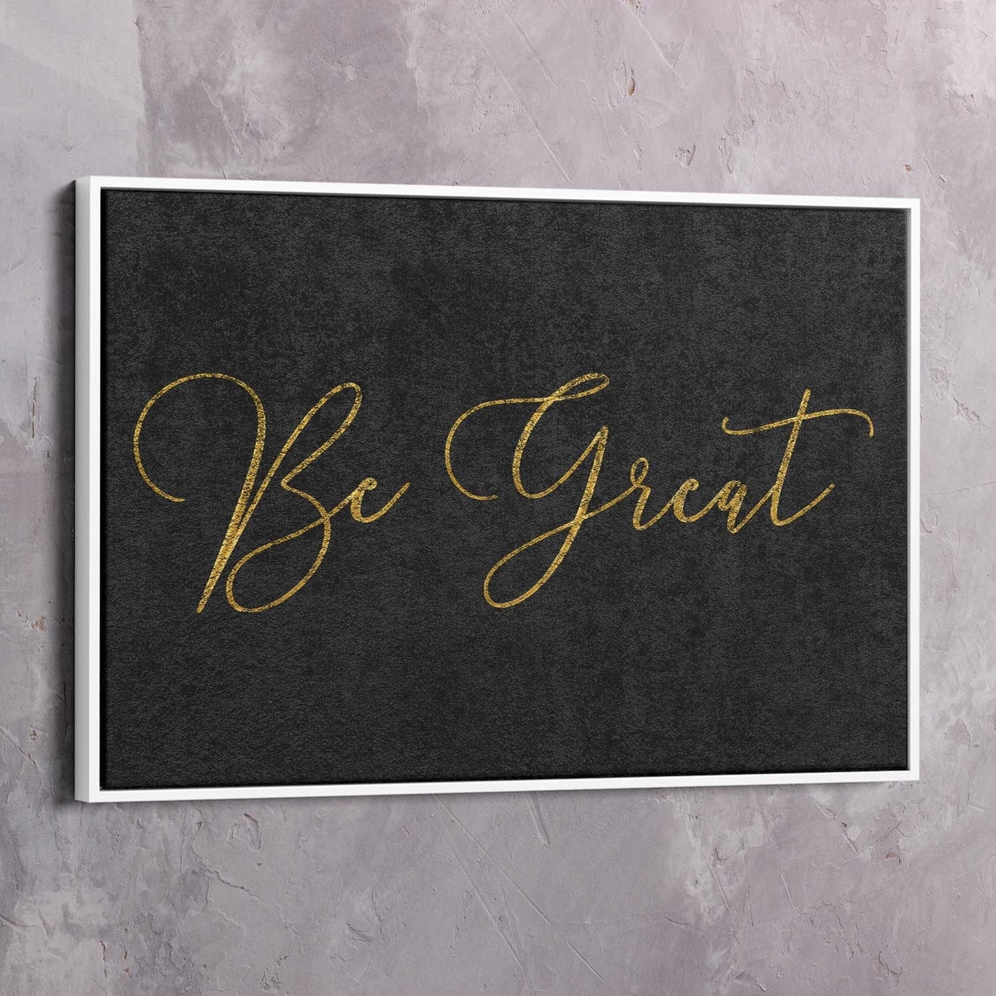Be Great Wall Art | Inspirational Wall Art Motivational Wall Art Quotes Office Art | Impaktiv Exclusive Canvas Art Landscape