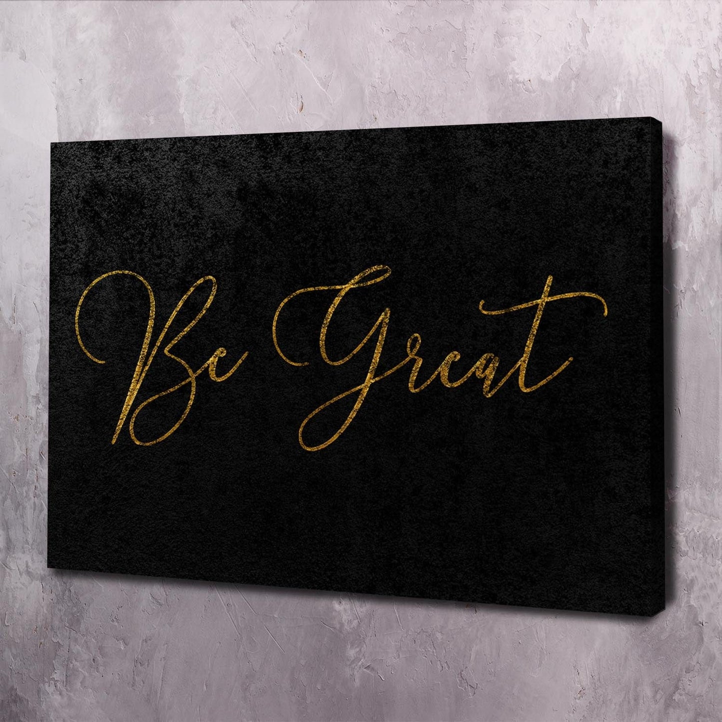Be Great Wall Art | Inspirational Wall Art Motivational Wall Art Quotes Office Art | Impaktiv Exclusive Canvas Art Landscape