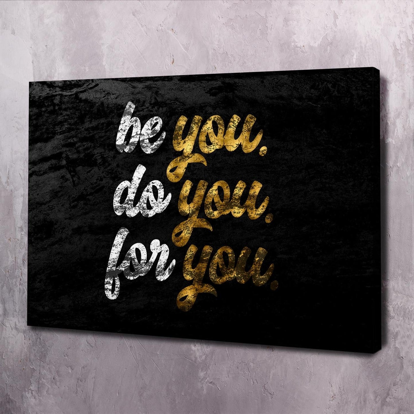 Be You Wall Art | Inspirational Wall Art Motivational Wall Art Quotes Office Art | Impaktiv Exclusive Canvas Art Landscape