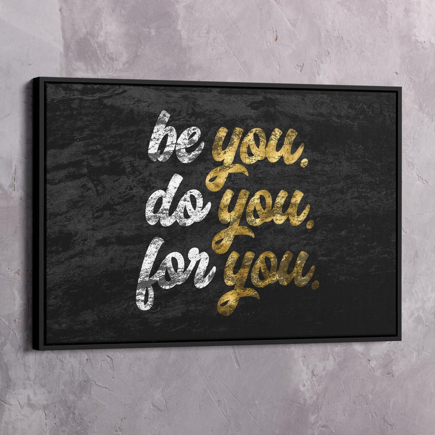 Be You Wall Art | Inspirational Wall Art Motivational Wall Art Quotes Office Art | Impaktiv Exclusive Canvas Art Landscape