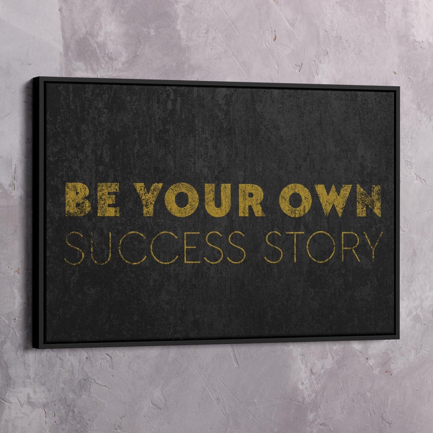 Be Your Own Success Story Wall Art | Inspirational Wall Art Motivational Wall Art Quotes Office Art | Impaktiv Exclusive Canvas Art Landscape