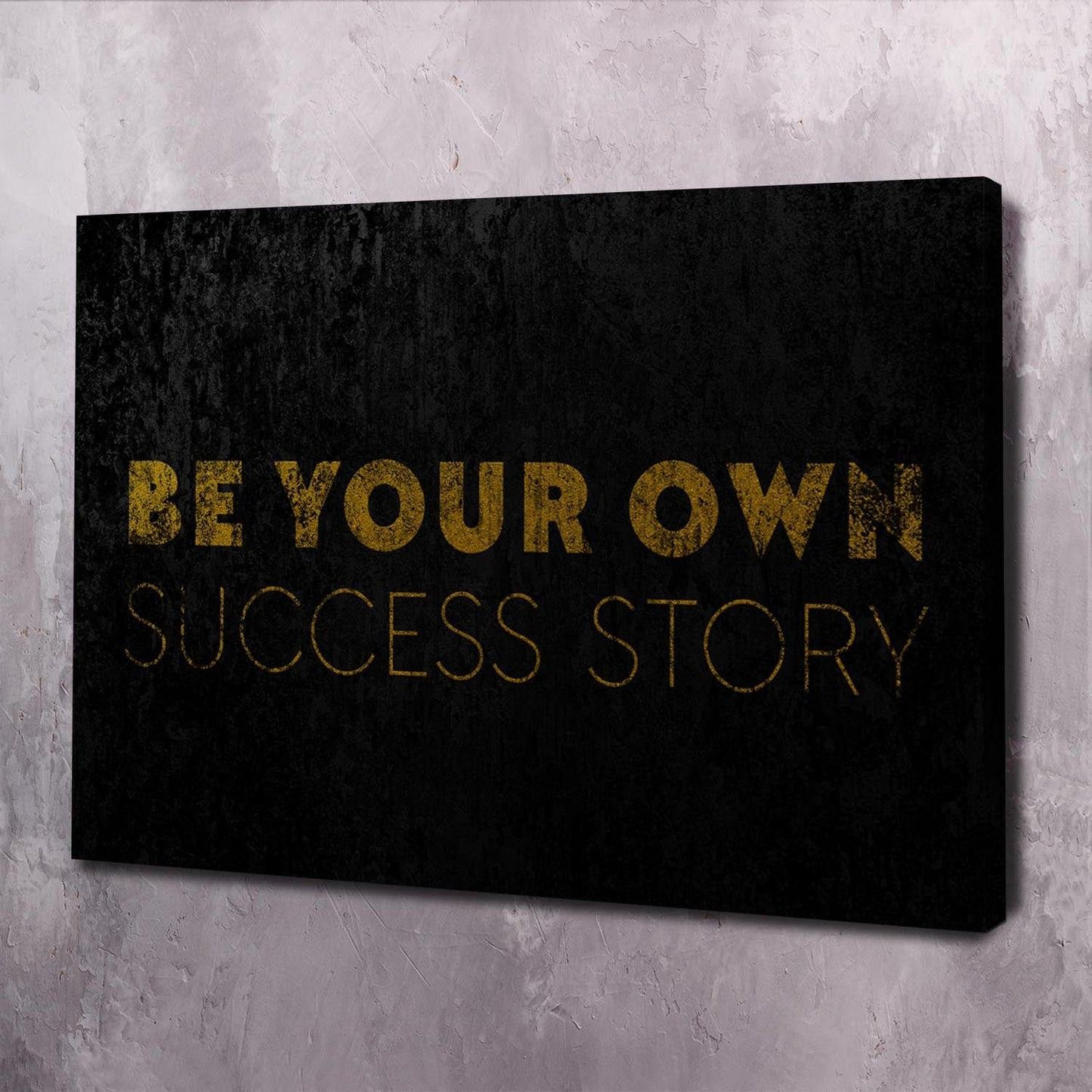 Be Your Own Success Story Wall Art | Inspirational Wall Art Motivational Wall Art Quotes Office Art | Impaktiv Exclusive Canvas Art Landscape