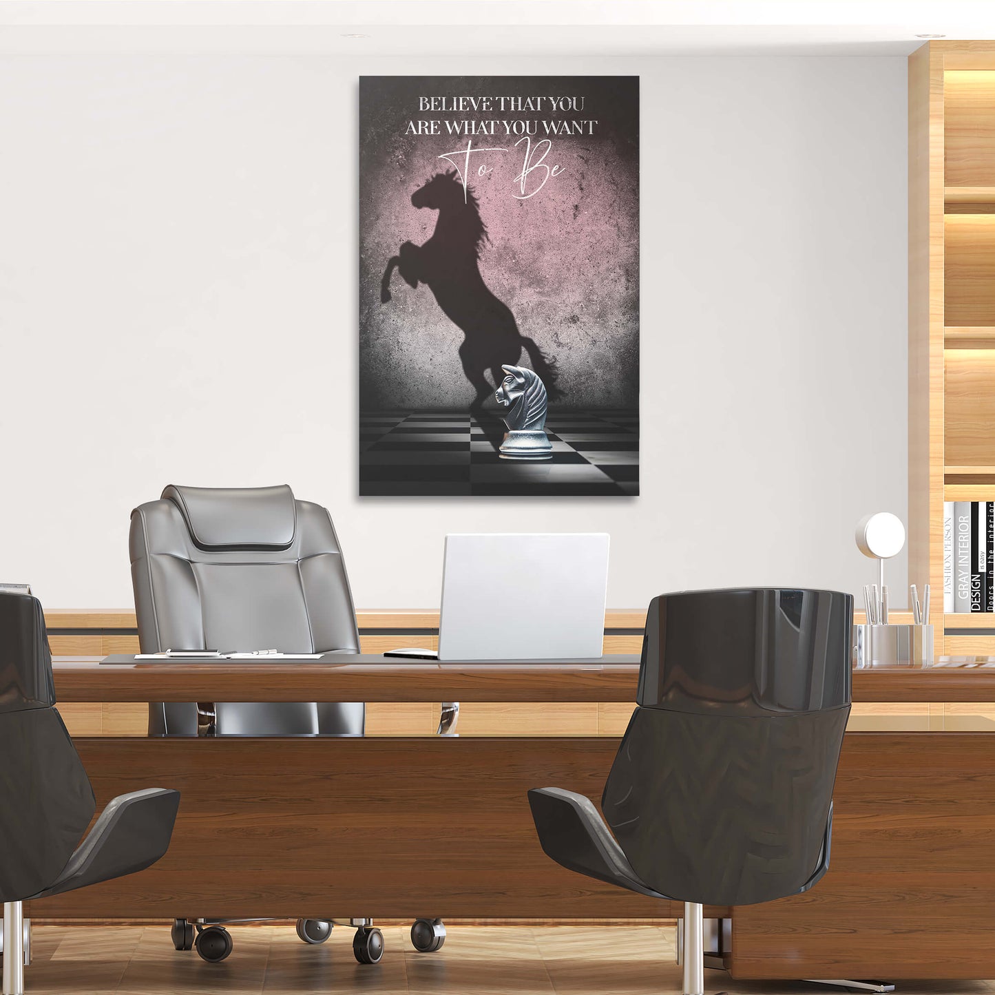 Believe you are - Neville Goddard Wall Art | Inspirational Wall Art Motivational Wall Art Quotes Office Art | Impaktiv Exclusive Canvas Art Portrait