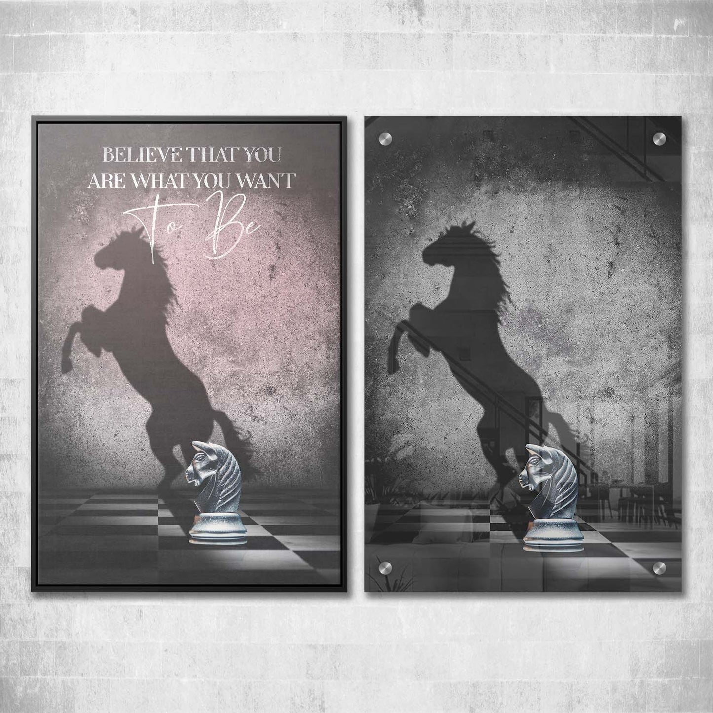 Believe you are - Neville Goddard Wall Art | Inspirational Wall Art Motivational Wall Art Quotes Office Art | Impaktiv Exclusive Canvas Art Portrait