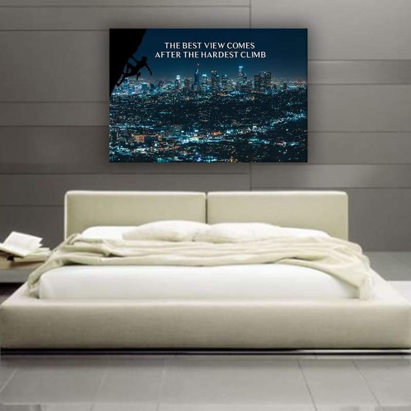Best View Wall Art | Inspirational Wall Art Motivational Wall Art Quotes Office Art | Impaktiv Exclusive Canvas Art Landscape