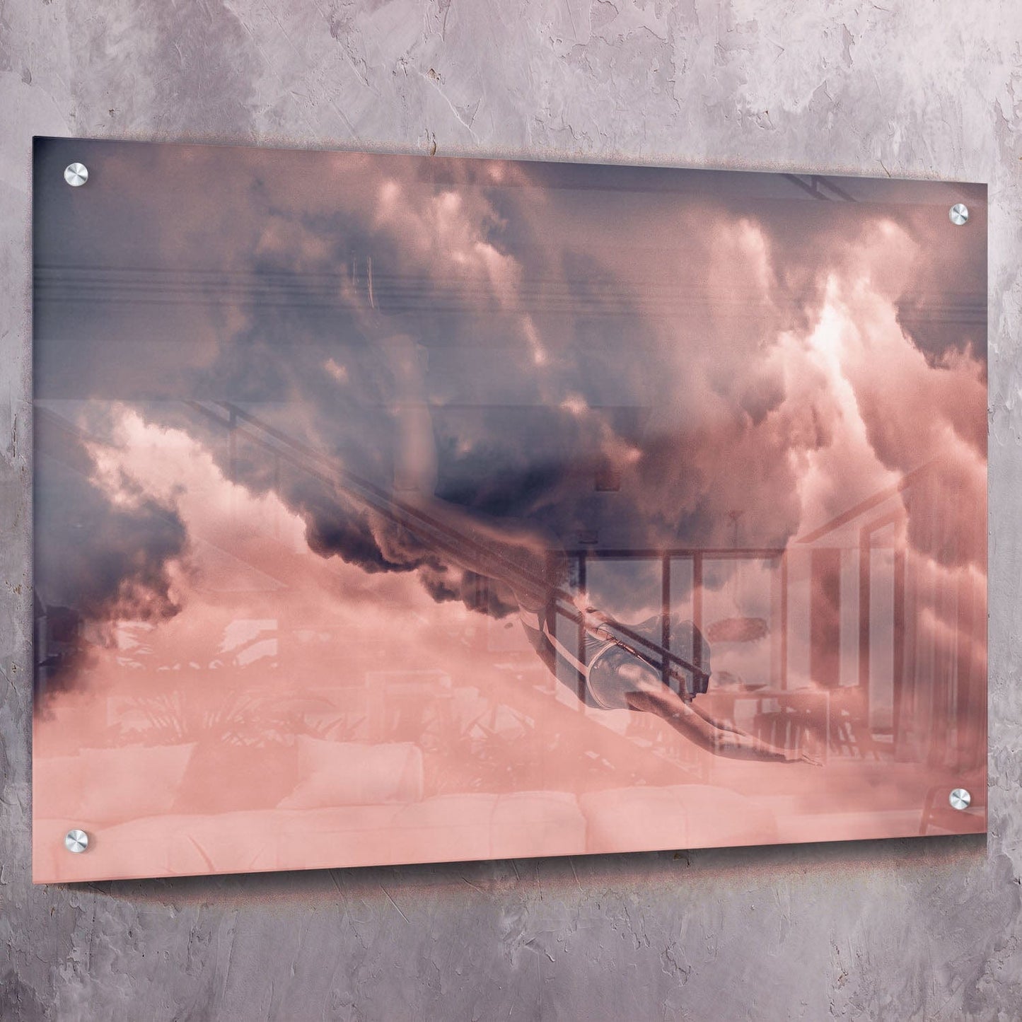 Cloud Diver Wall Art | Inspirational Wall Art Motivational Wall Art Quotes Office Art | Impaktiv Exclusive Canvas Art Landscape