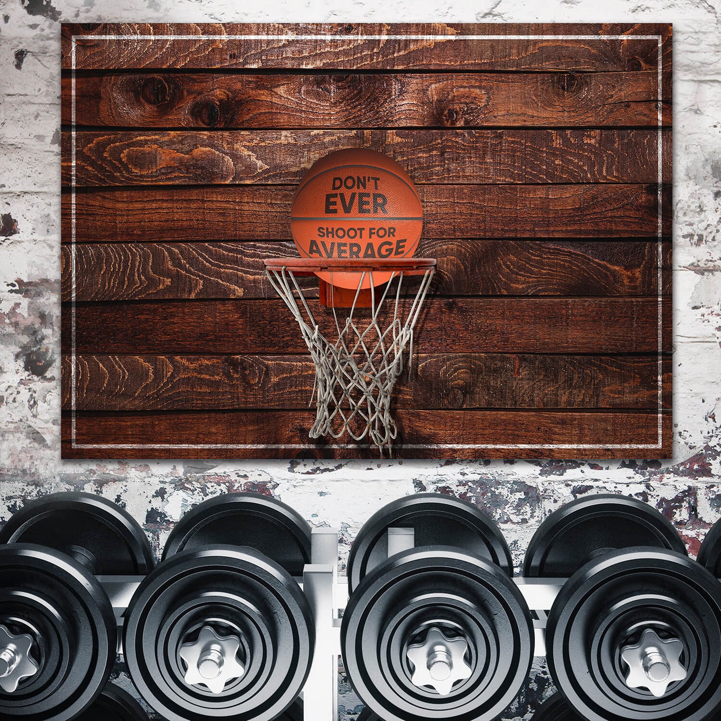 Don't Shoot for Average Art Wall Art | Inspirational Wall Art Motivational Wall Art Quotes Office Art | Impaktiv Exclusive Canvas Art Landscape