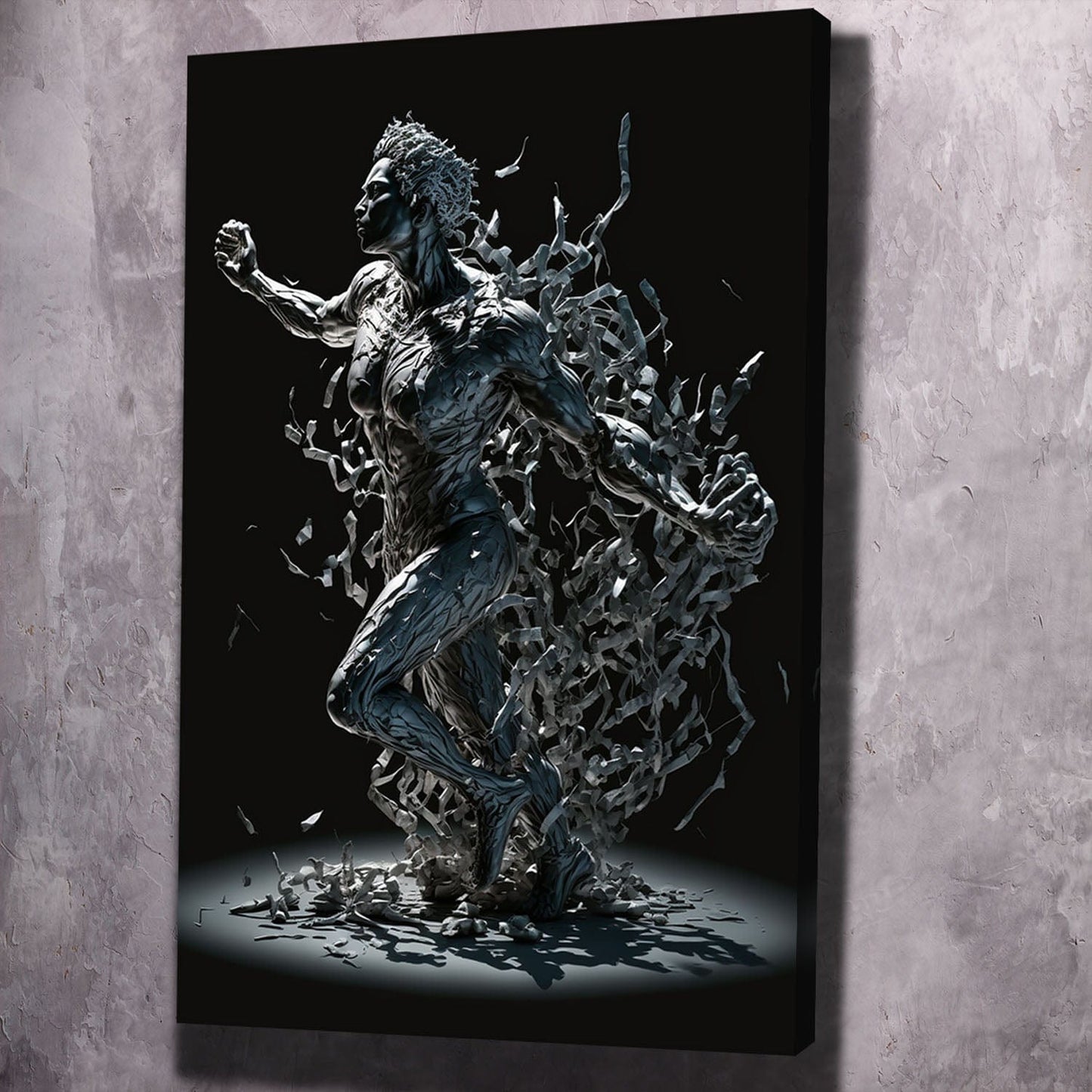 Empower Yourself: Breaking Free Wall Art | Impaktiv Exclusive Canvas Art Portrait