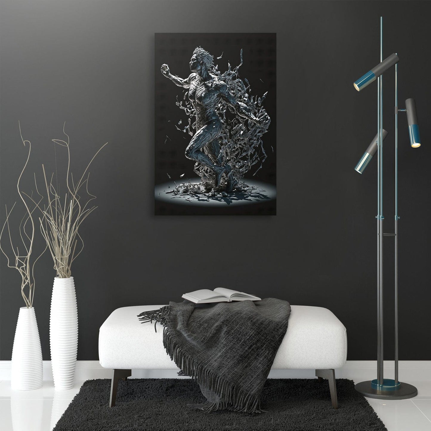 Empower Yourself: Breaking Free Wall Art | Impaktiv Exclusive Canvas Art Portrait