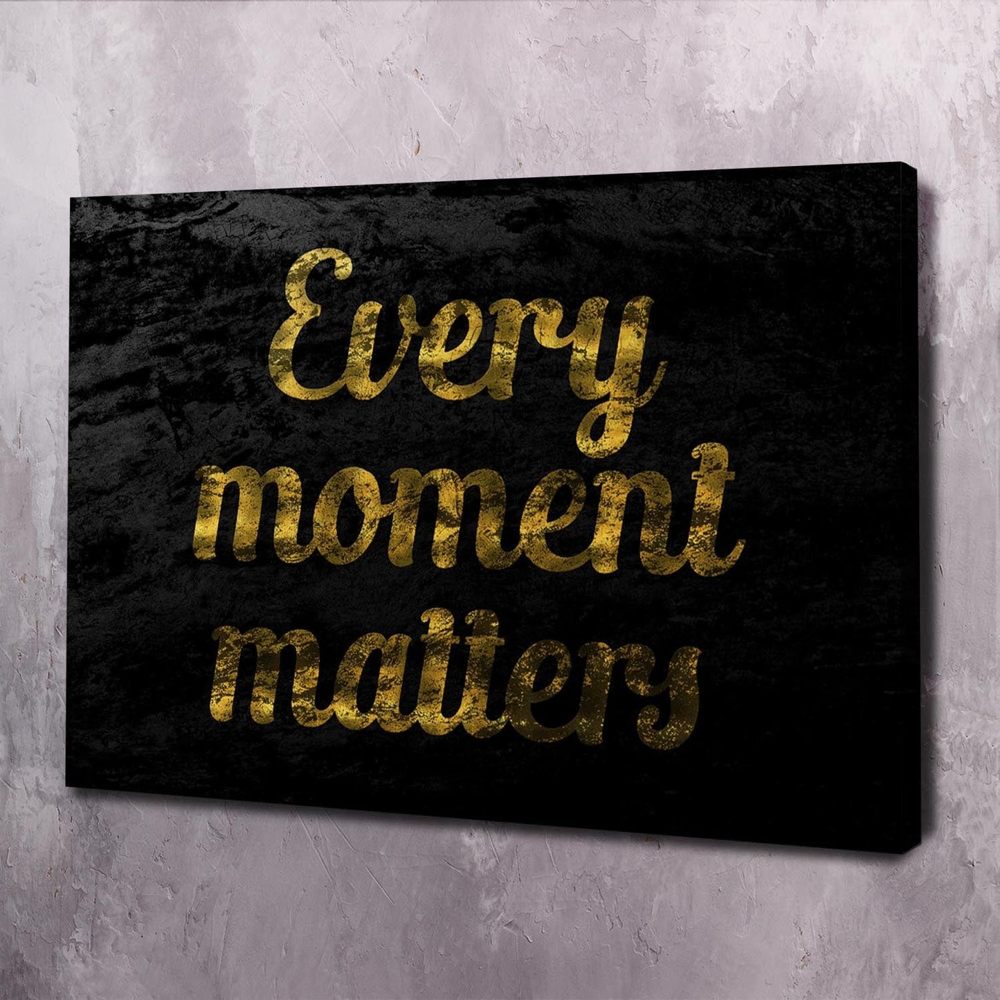 Every Moment Wall Art | Inspirational Wall Art Motivational Wall Art Quotes Office Art | Impaktiv Exclusive Canvas Art Landscape