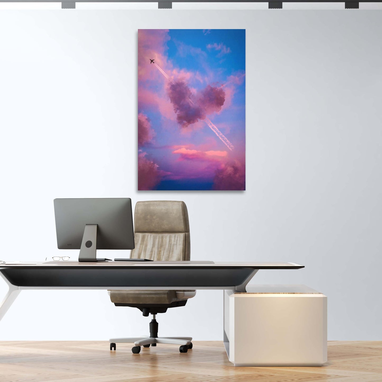 High On Love Wall Art | Inspirational Wall Art Motivational Wall Art Quotes Office Art | Impaktiv Exclusive Canvas Art Portrait