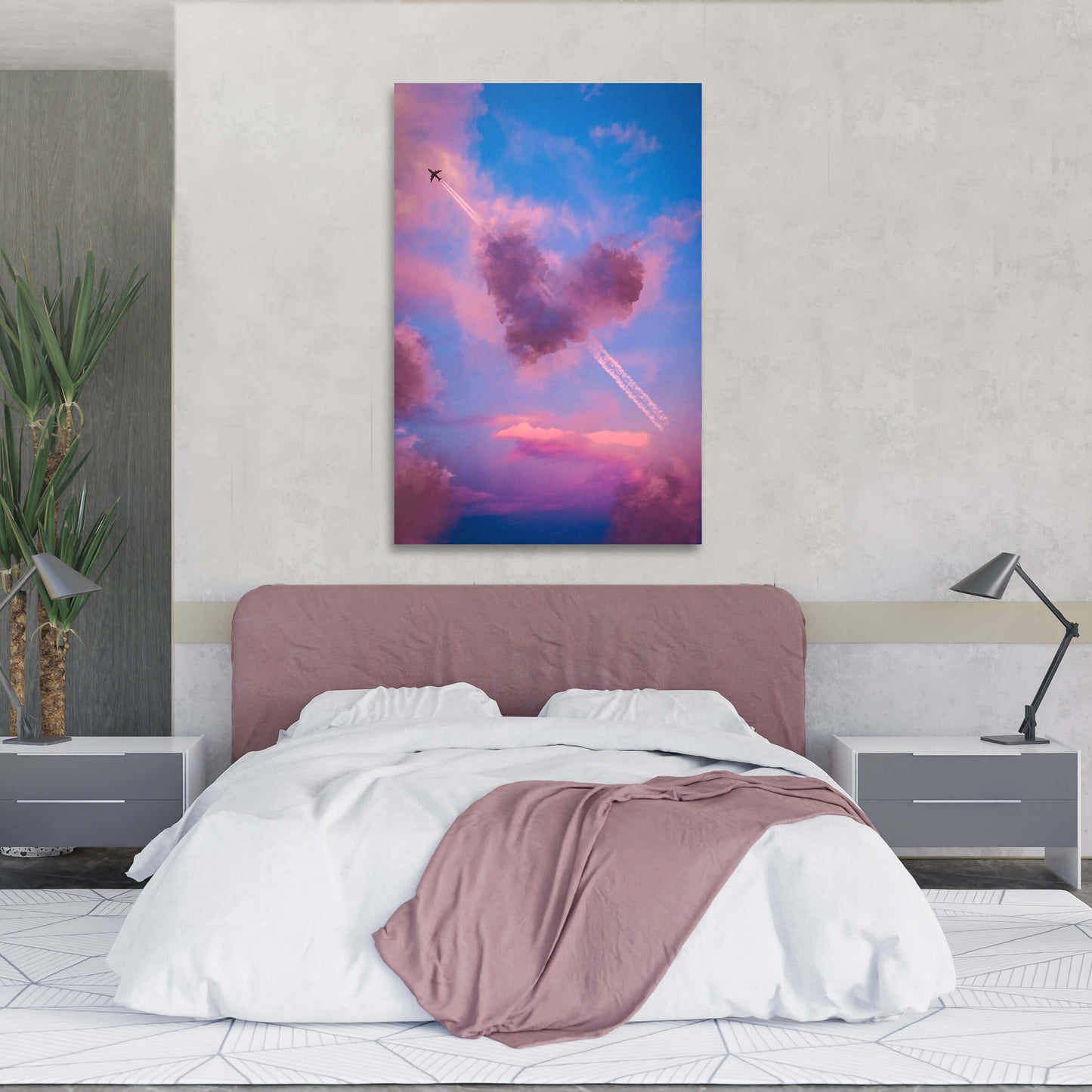 High On Love Wall Art | Inspirational Wall Art Motivational Wall Art Quotes Office Art | Impaktiv Exclusive Canvas Art Portrait