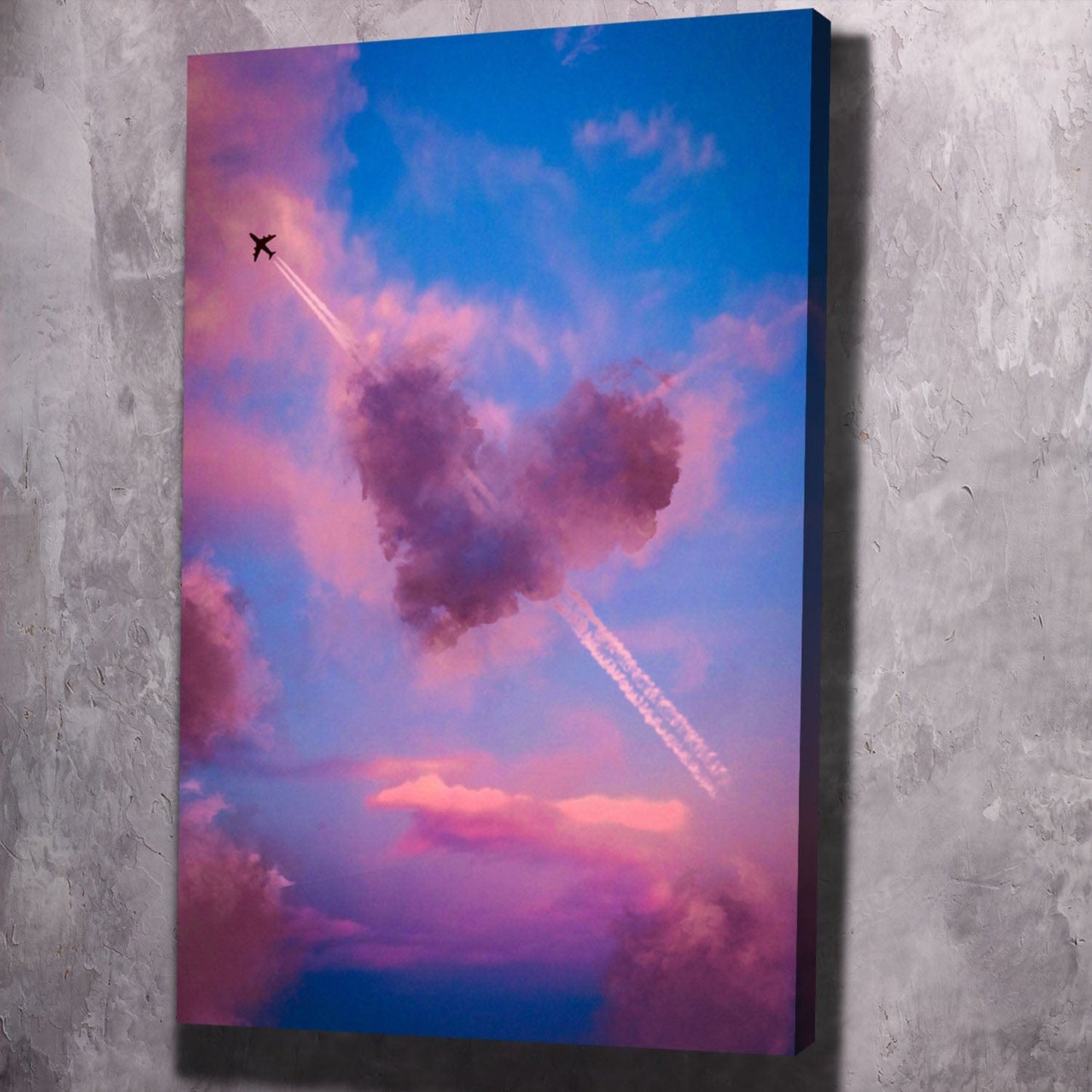High On Love Wall Art | Inspirational Wall Art Motivational Wall Art Quotes Office Art | Impaktiv Exclusive Canvas Art Portrait