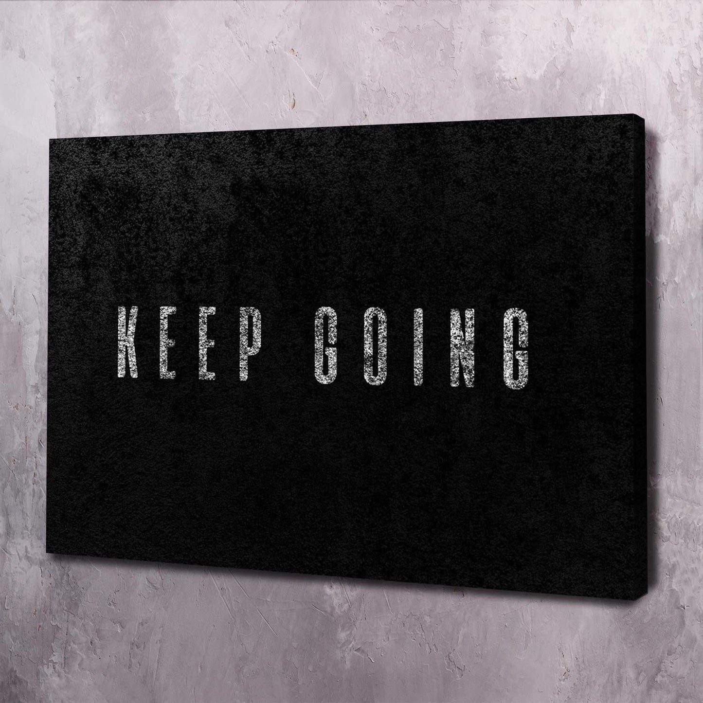 Keep Going Wall Art | Inspirational Wall Art Motivational Wall Art Quotes Office Art | Impaktiv Exclusive Canvas Art Landscape