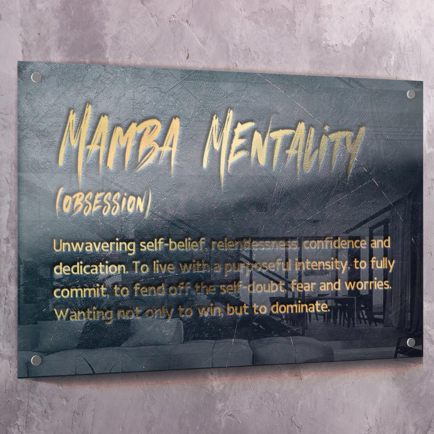 Kobe Bryant Wall Art | Mamba Mentality Wall Art | Impaktiv Canvas Art Landscape
