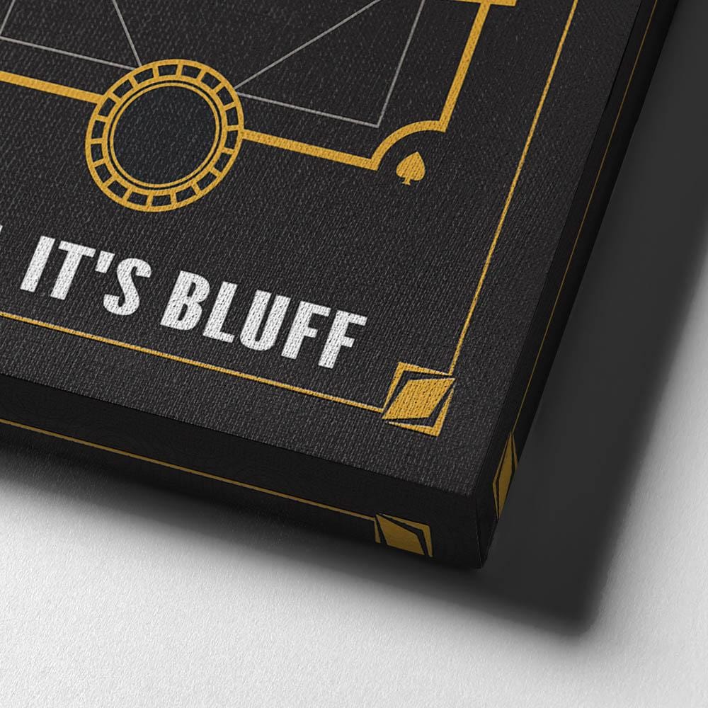Life's A Gamble Playing Cards Wall Art | Inspirational Wall Art Motivational Wall Art Quotes Office Art | Impaktiv Exclusive Canvas Art Portrait