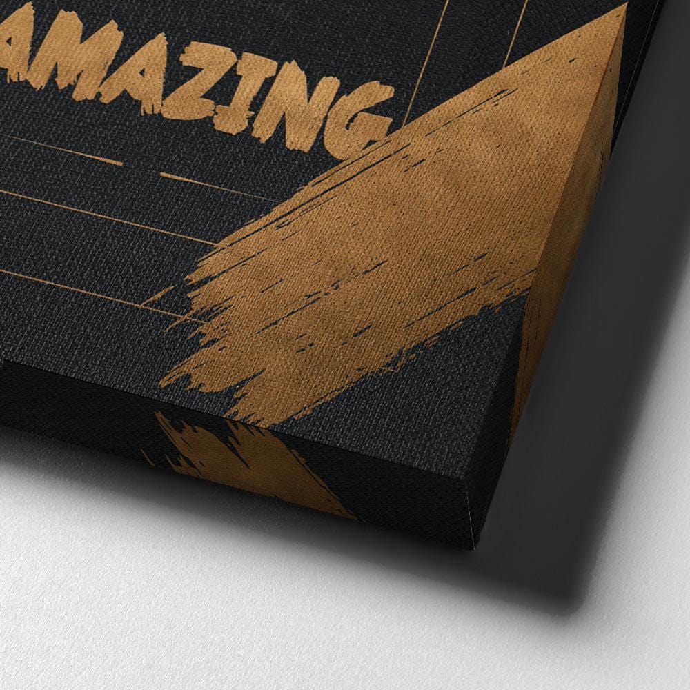Make Today Amazing Wall Art | Inspirational Wall Art Motivational Wall Art Quotes Office Art | Impaktiv Exclusive Canvas Art Portrait