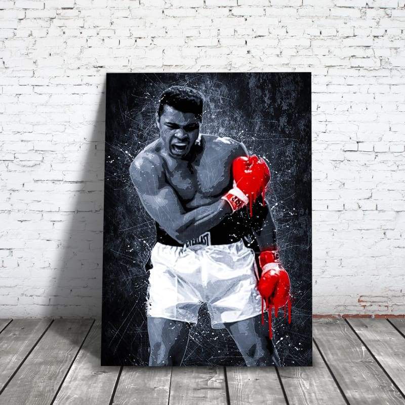 Muhammad Ali Wall Art | Inspirational Wall Paintings | Impaktiv Canvas Art Portrait