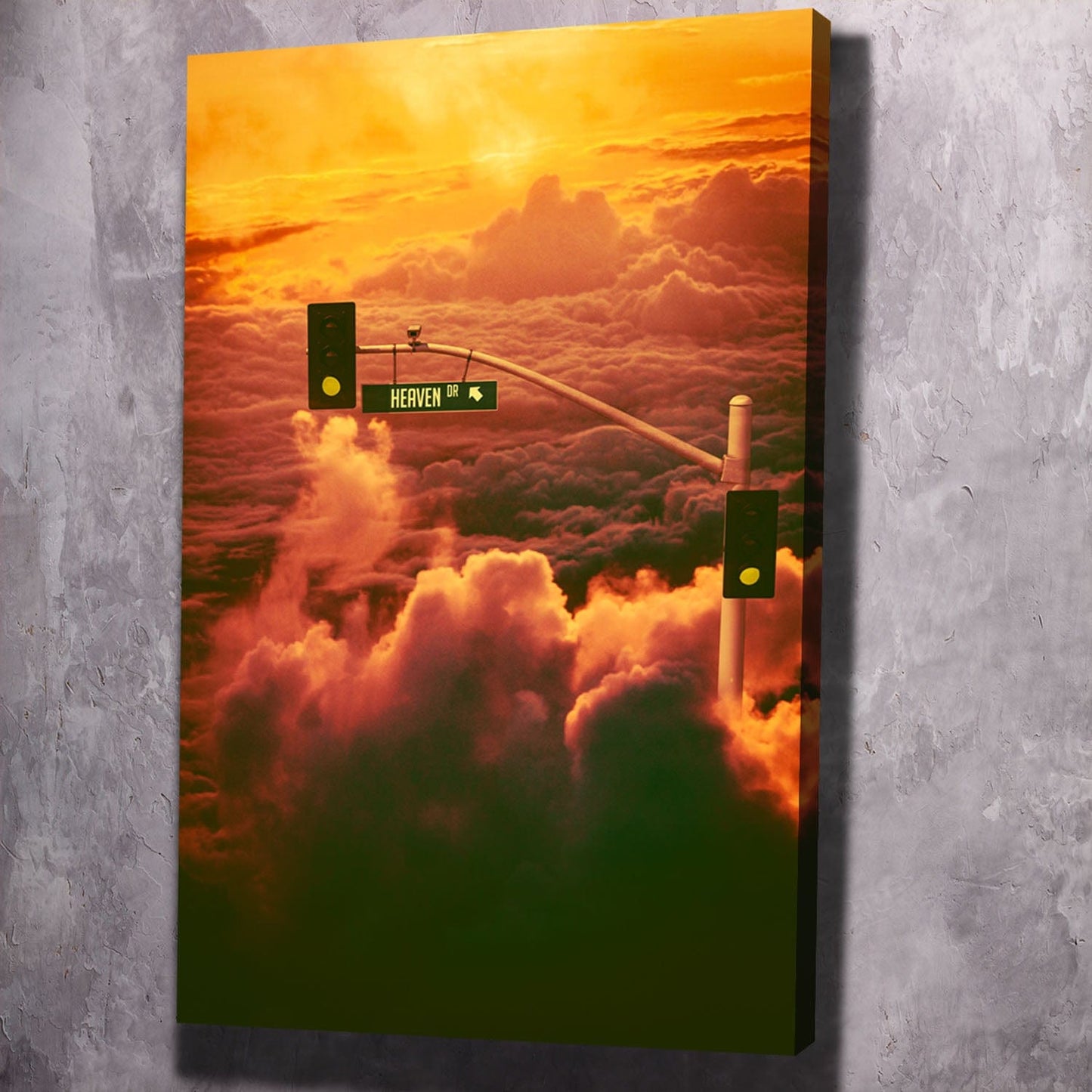 Pathway to Heaven Wall Art | Inspirational Wall Art Motivational Wall Art Quotes Office Art | Impaktiv Exclusive Canvas Art Portrait