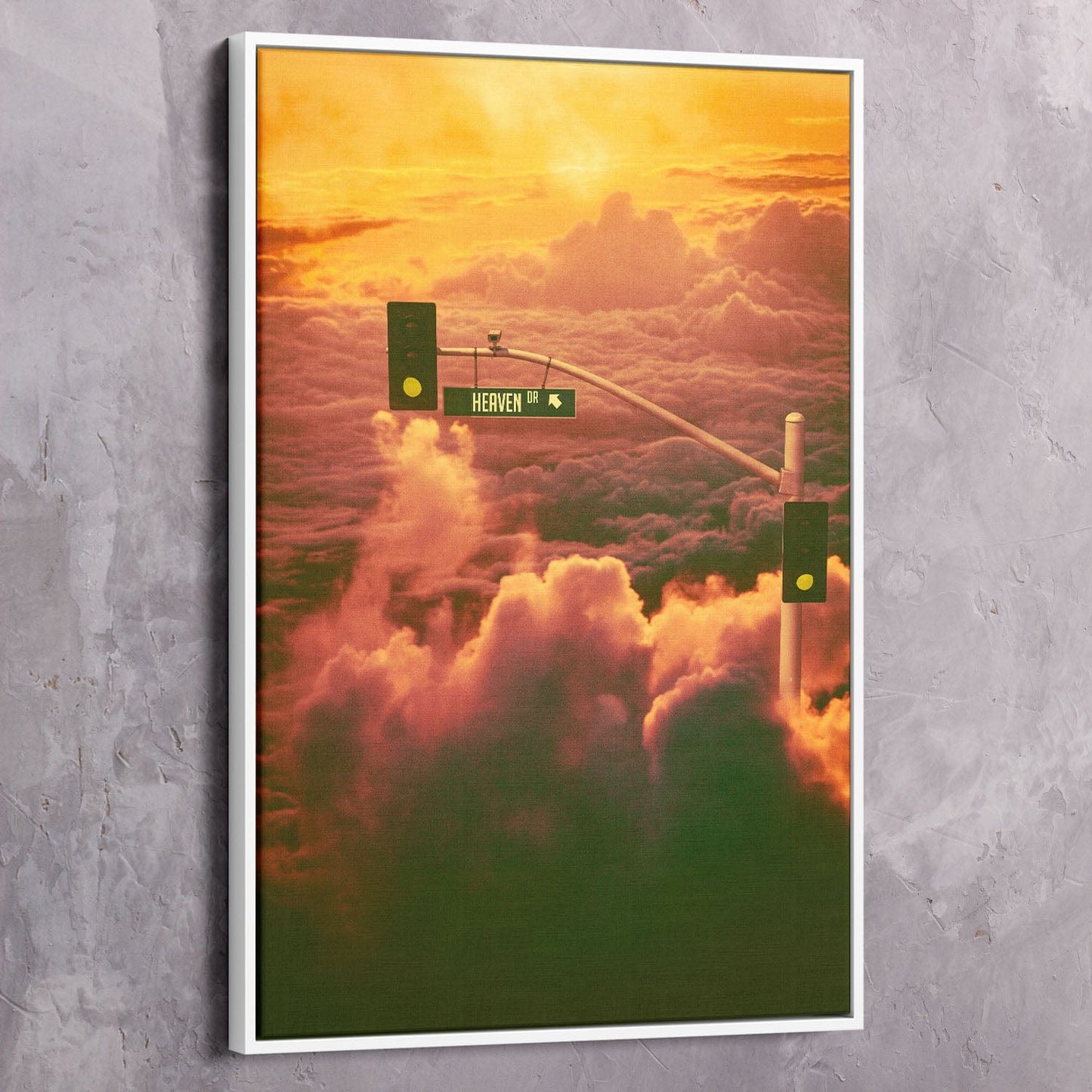 Pathway to Heaven Wall Art | Inspirational Wall Art Motivational Wall Art Quotes Office Art | Impaktiv Exclusive Canvas Art Portrait
