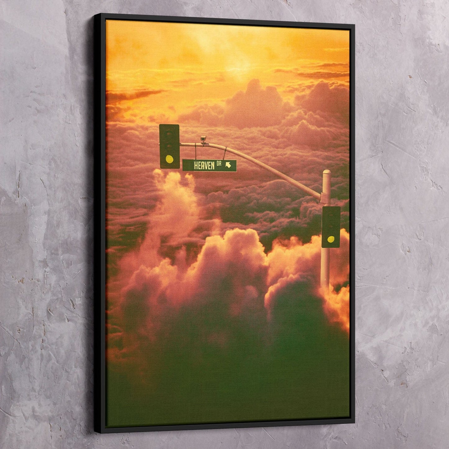 Pathway to Heaven Wall Art | Inspirational Wall Art Motivational Wall Art Quotes Office Art | Impaktiv Exclusive Canvas Art Portrait