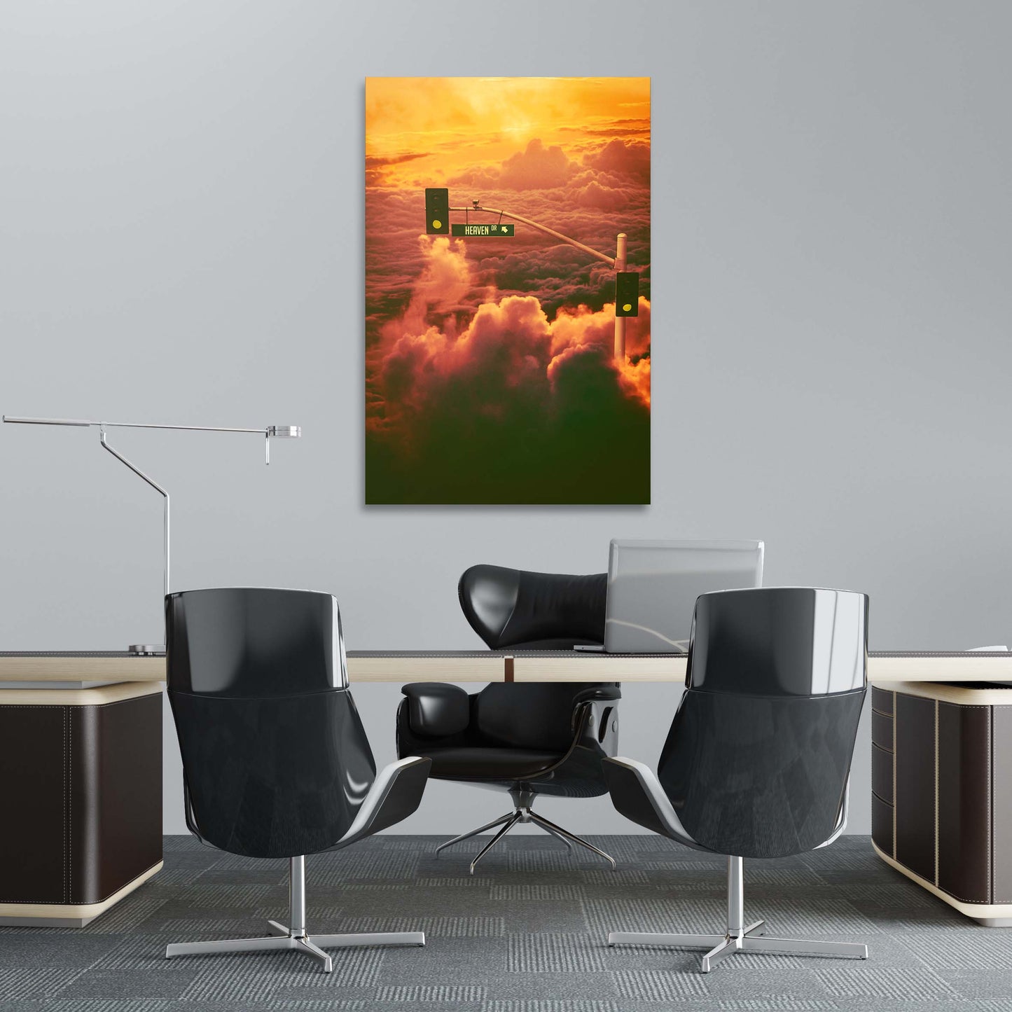 Pathway to Heaven Wall Art | Inspirational Wall Art Motivational Wall Art Quotes Office Art | Impaktiv Exclusive Canvas Art Portrait
