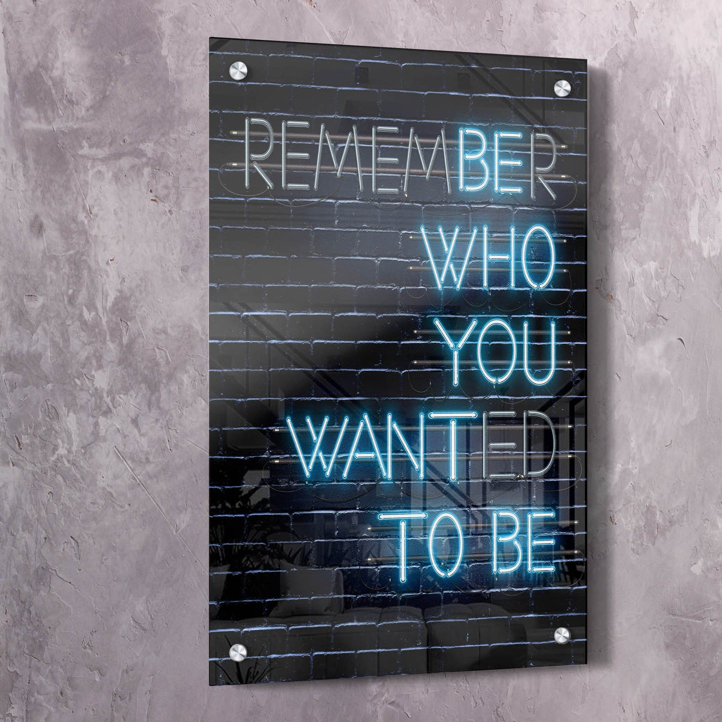 Remember Wall Art | Inspirational Wall Art Motivational Wall Art Quotes Office Art | Impaktiv Exclusive Canvas Art Portrait