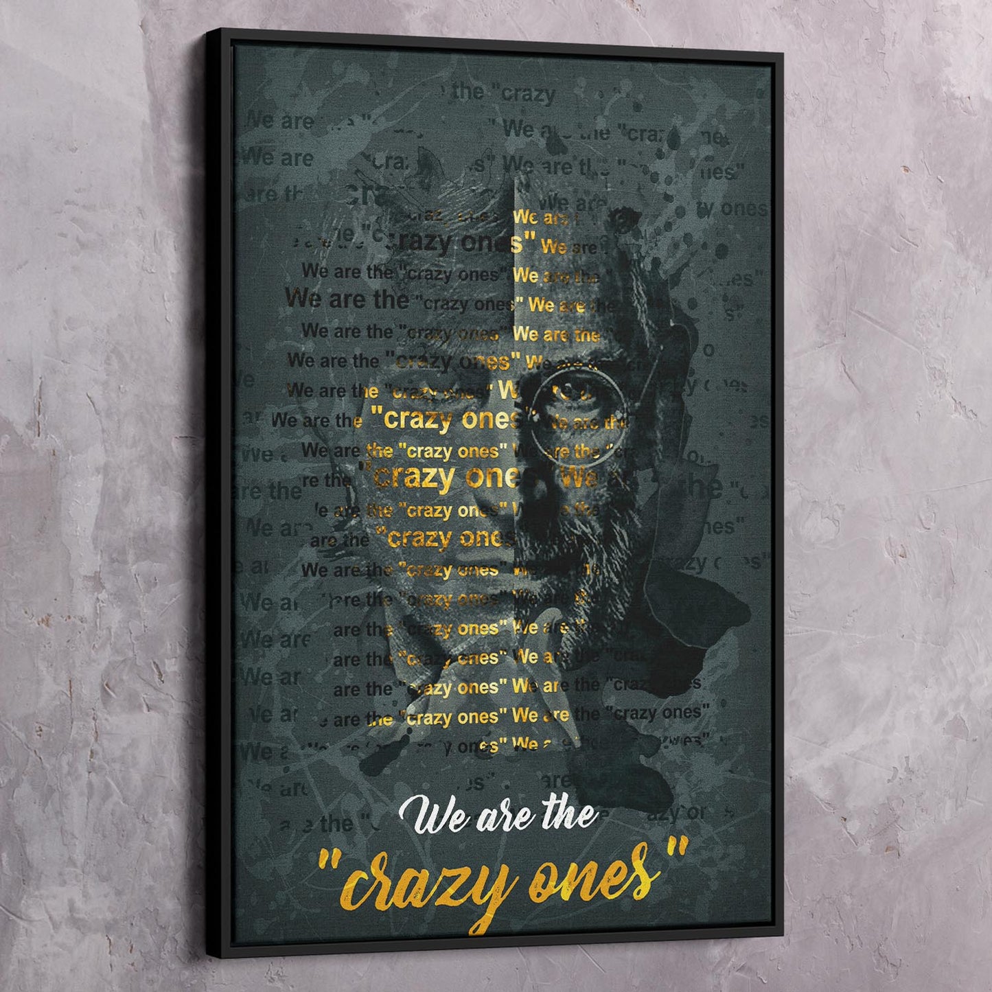 Steve Jobs Wall Art | Inspirational Wall Art Motivational Wall Art Quotes Office Art | Impaktiv Exclusive Canvas Art Landscape