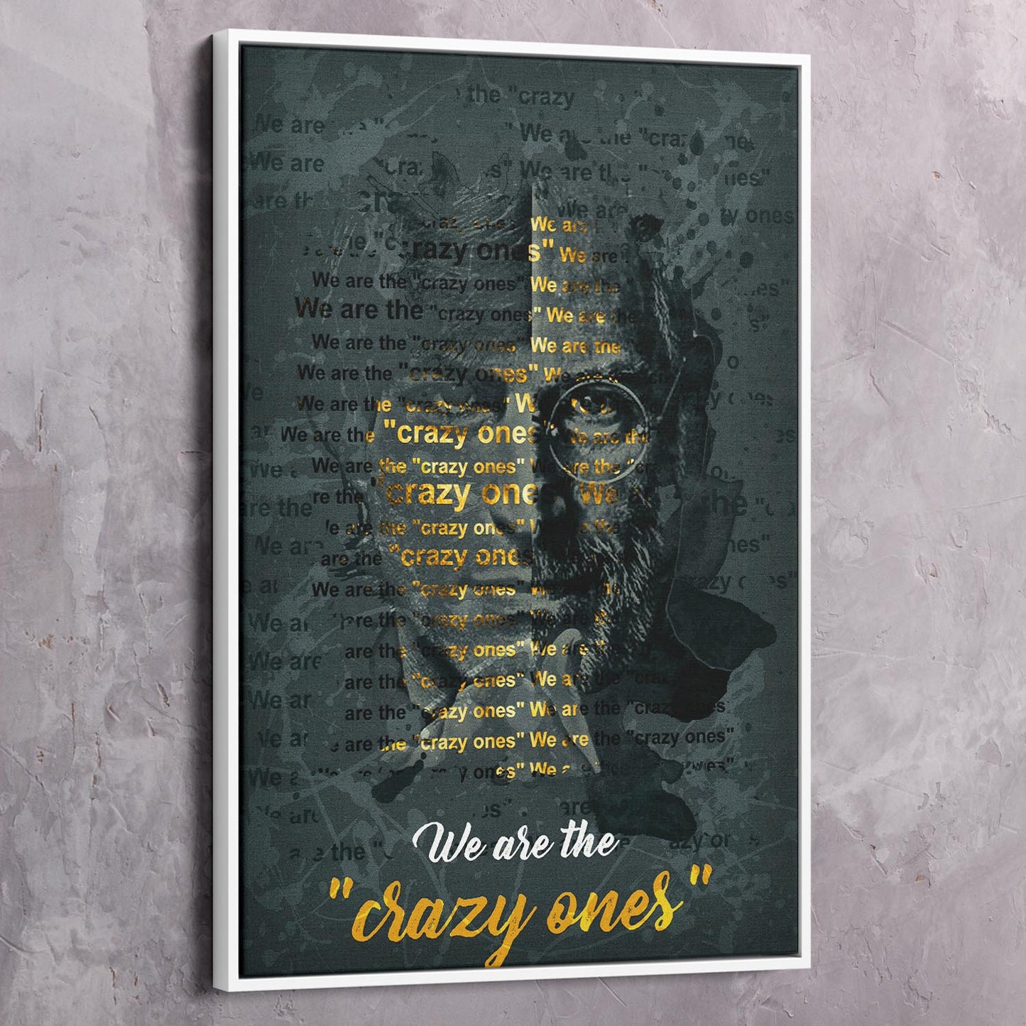 Steve Jobs Wall Art | Inspirational Wall Art Motivational Wall Art Quotes Office Art | Impaktiv Exclusive Canvas Art Landscape