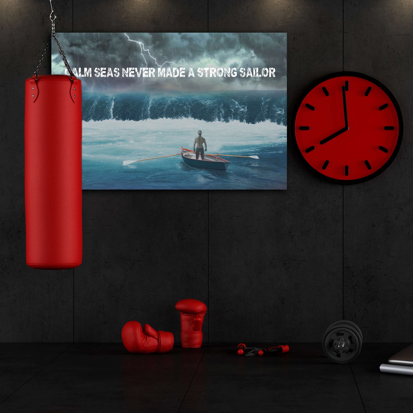 Strong Sailor Wall Art Wall Art | Inspirational Wall Art Motivational Wall Art Quotes Office Art | ImpaktArtist Exclusive Canvas Art Landscape