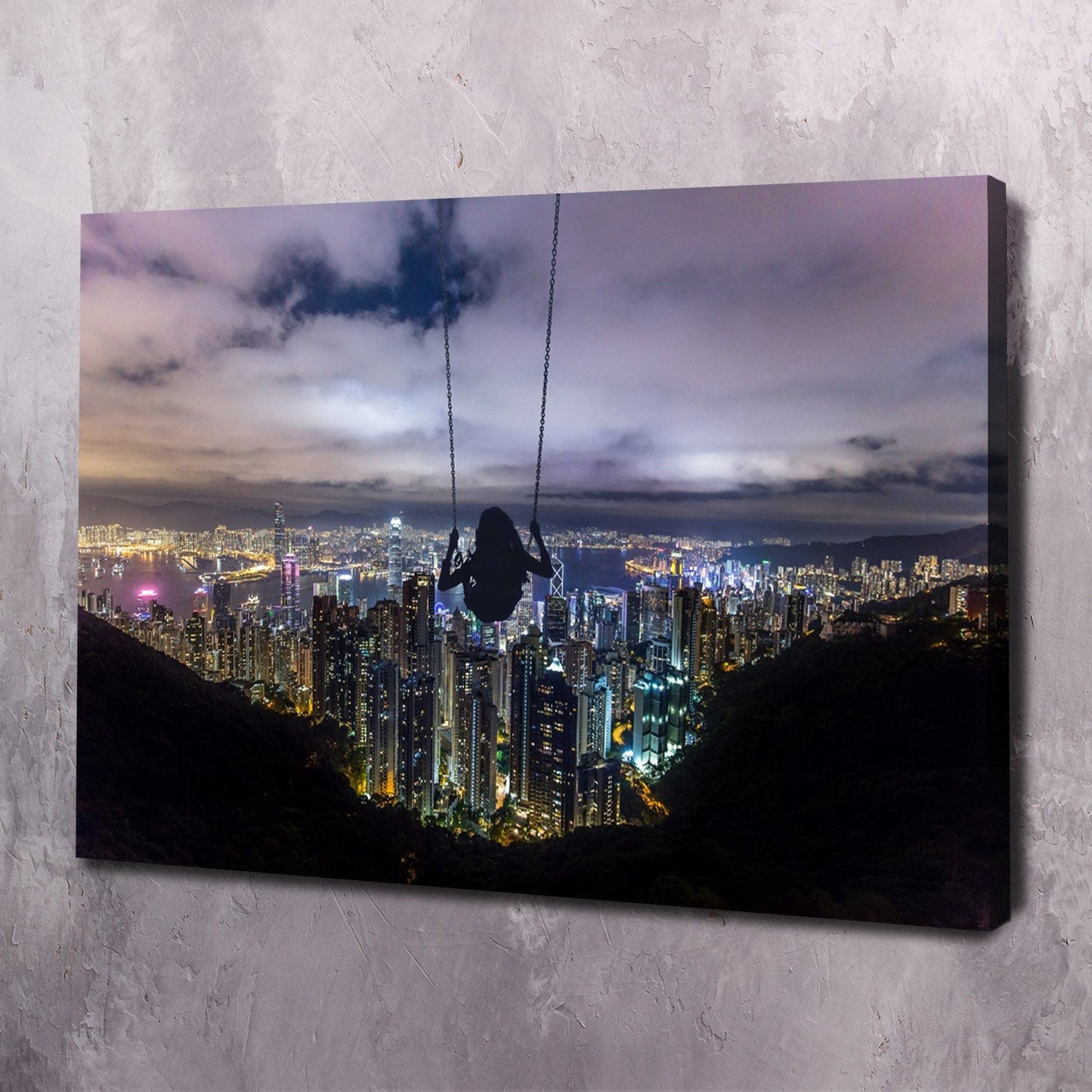 SwingHigh Wall Art | Inspirational Wall Art Motivational Wall Art Quotes Office Art | ImpaktArtist Exclusive Canvas Art Landscape
