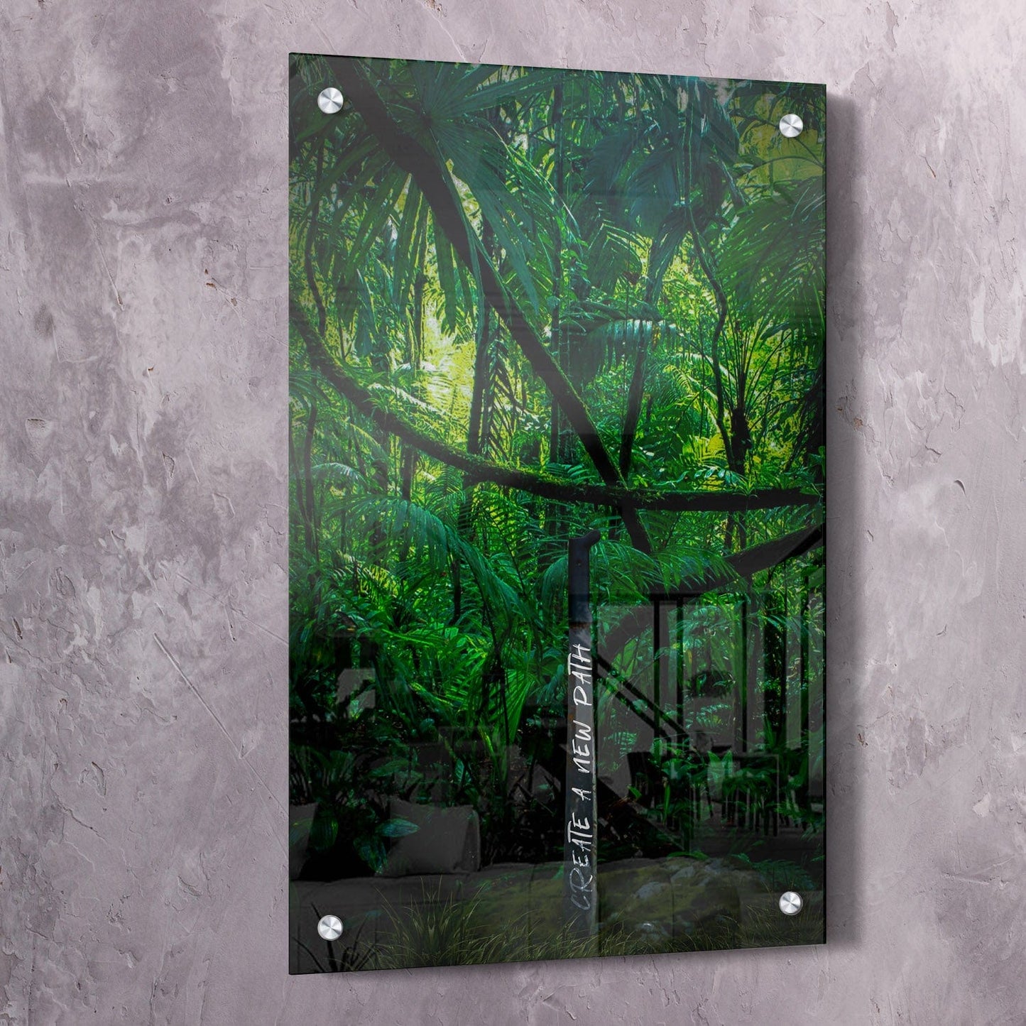 The Path You Create Sword Wall Art | Inspirational Wall Art Motivational Wall Art Quotes Office Art | Impaktiv Exclusive Canvas Art Portrait