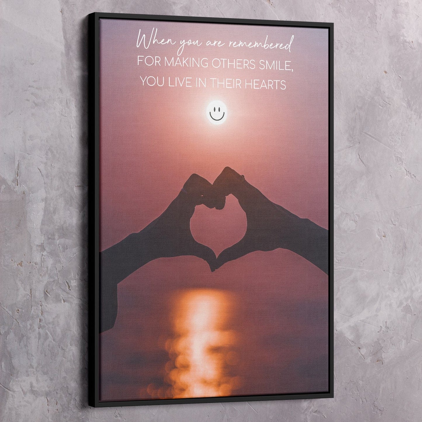 When you are remembered Wall Art | Inspirational Wall Art Motivational Wall Art Quotes Office Art | Impaktiv Exclusive Canvas Art Portrait