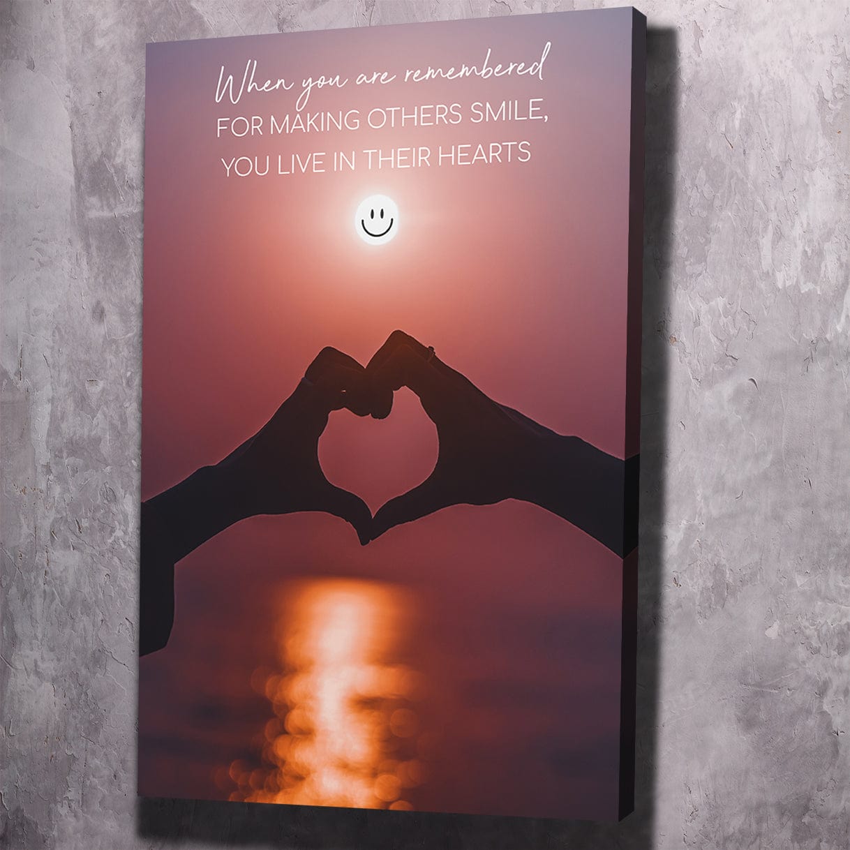 When you are remembered Wall Art | Inspirational Wall Art Motivational Wall Art Quotes Office Art | Impaktiv Exclusive Canvas Art Portrait