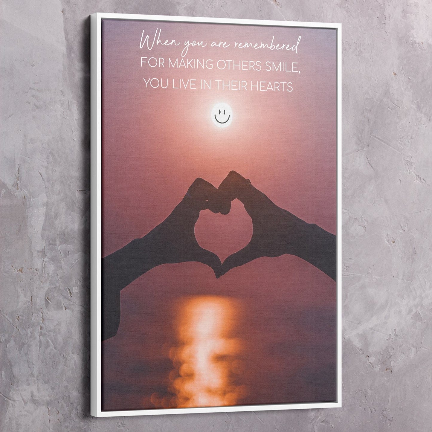When you are remembered Wall Art | Inspirational Wall Art Motivational Wall Art Quotes Office Art | Impaktiv Exclusive Canvas Art Portrait