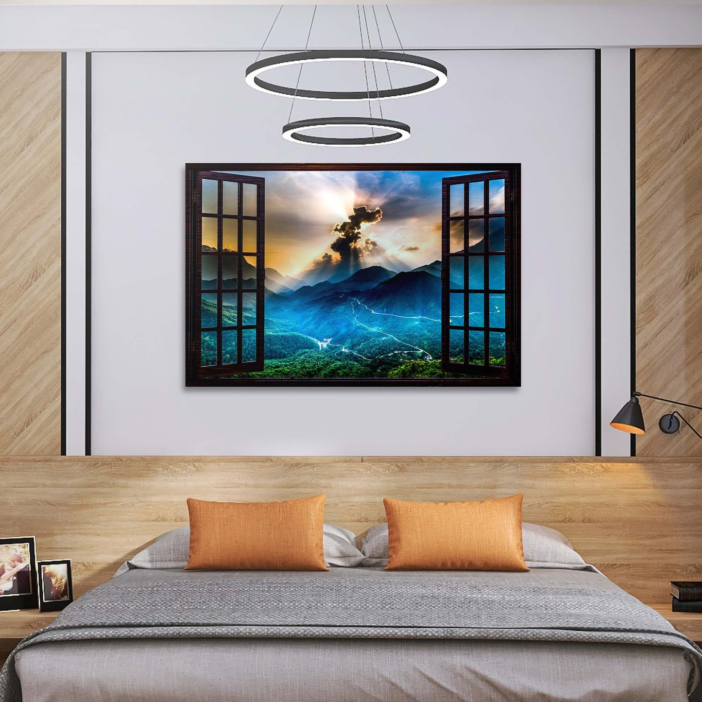 Window See as We Are Wall Art | Inspirational Wall Art Motivational Wall Art Quotes Office Art | Impaktiv Exclusive Canvas Art Landscape
