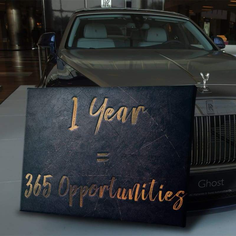 365 Opportunities Motivational Wall Art, alternate view by Impaktiv