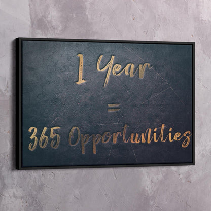 365 Opportunities Wall Art | Inspirational Wall Art Motivational Wall Art Quotes Office Art | Impaktiv Exclusive Canvas Art Landscape