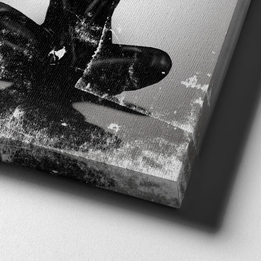 American Black Beauty Afro Silhouette Wall Art, alternate artwork view by Impaktiv