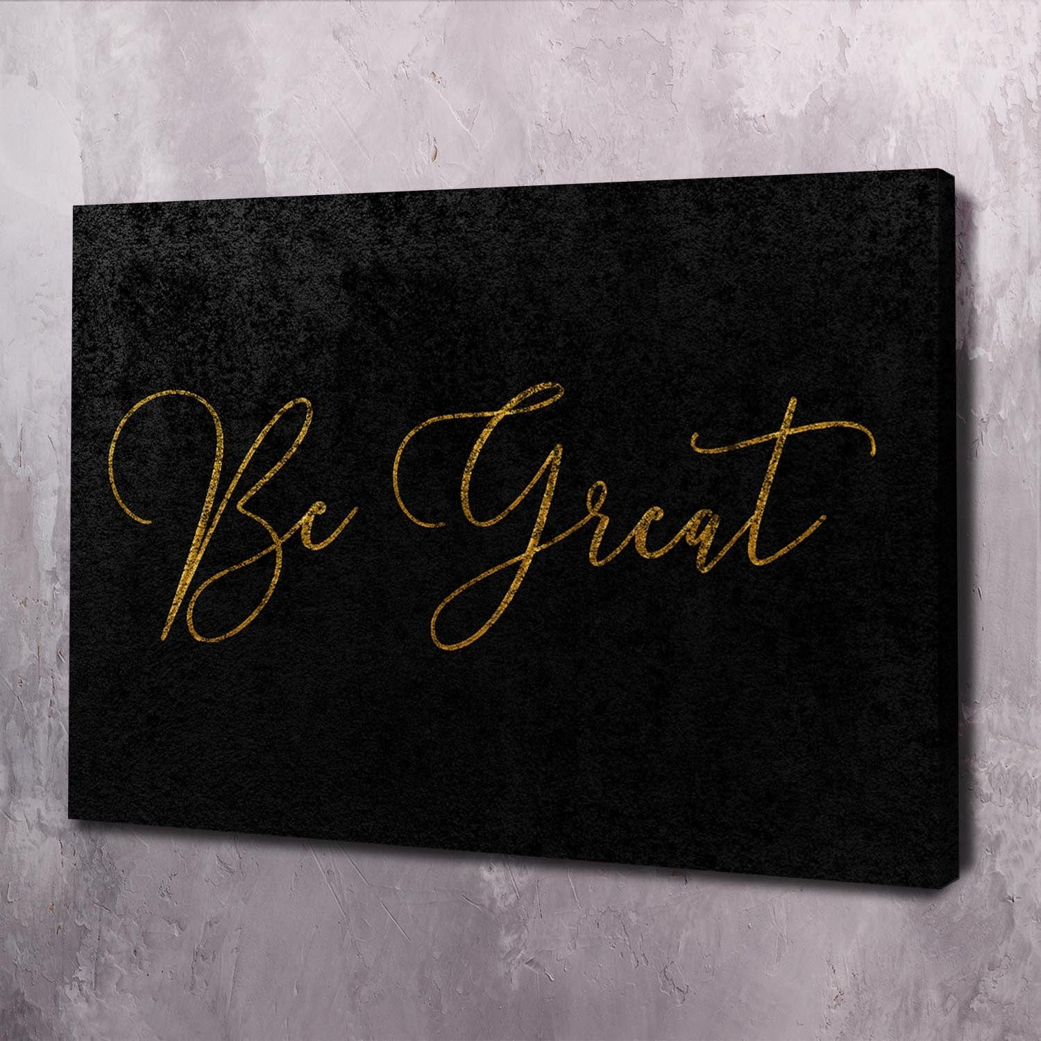 Be Great Wall Art | Inspirational Wall Art Motivational Wall Art Quotes Office Art | Impaktiv Exclusive Canvas Art Landscape