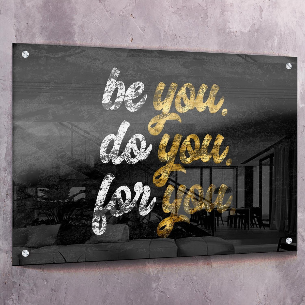 Be You Motivational Wall Art, alternate view by Impaktiv