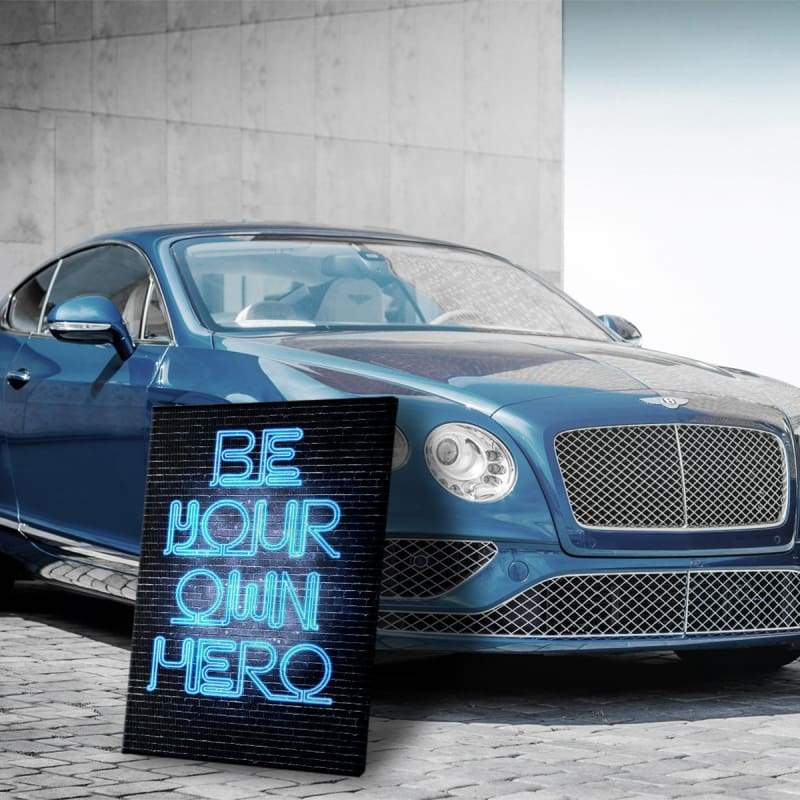Be Your Own Hero Self Belief Wall Art, alternate view by Impaktiv