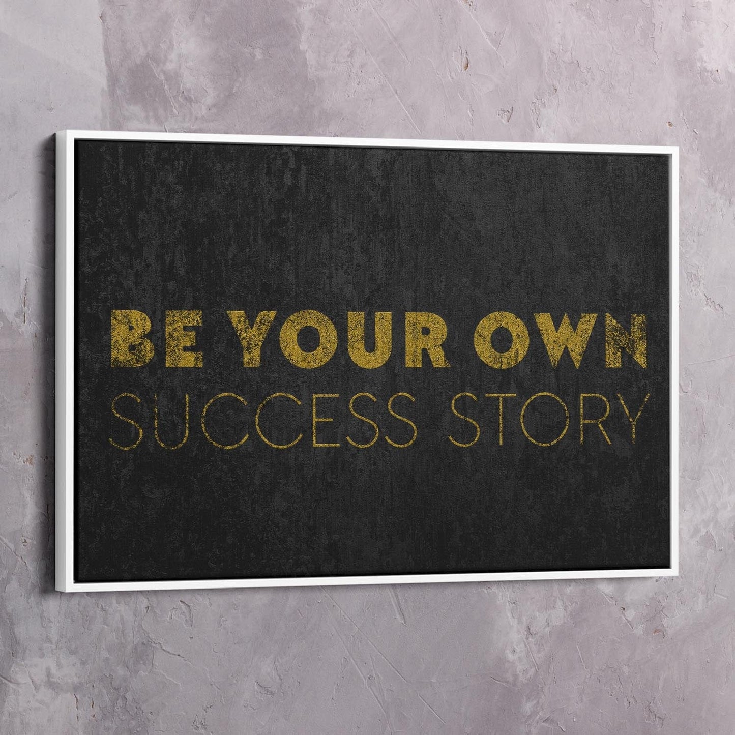 Be Your Own Success Story Wall Art | Inspirational Wall Art Motivational Wall Art Quotes Office Art | Impaktiv Exclusive Canvas Art Landscape