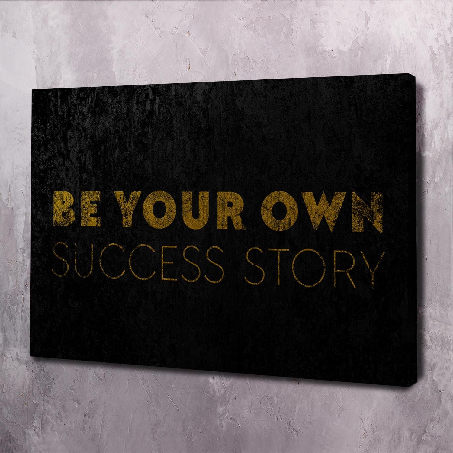 Be Your Own Success Story Wall Art | Inspirational Wall Art Motivational Wall Art Quotes Office Art | Impaktiv Exclusive Canvas Art Landscape
