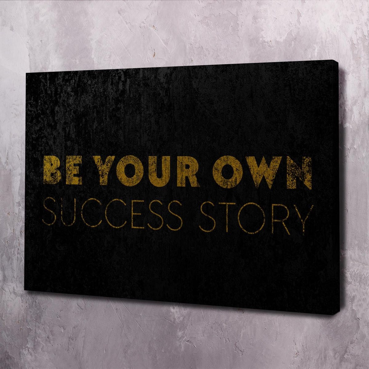 Be Your Own Success Story Motivational Wall Art, self belief wall art by Impaktiv