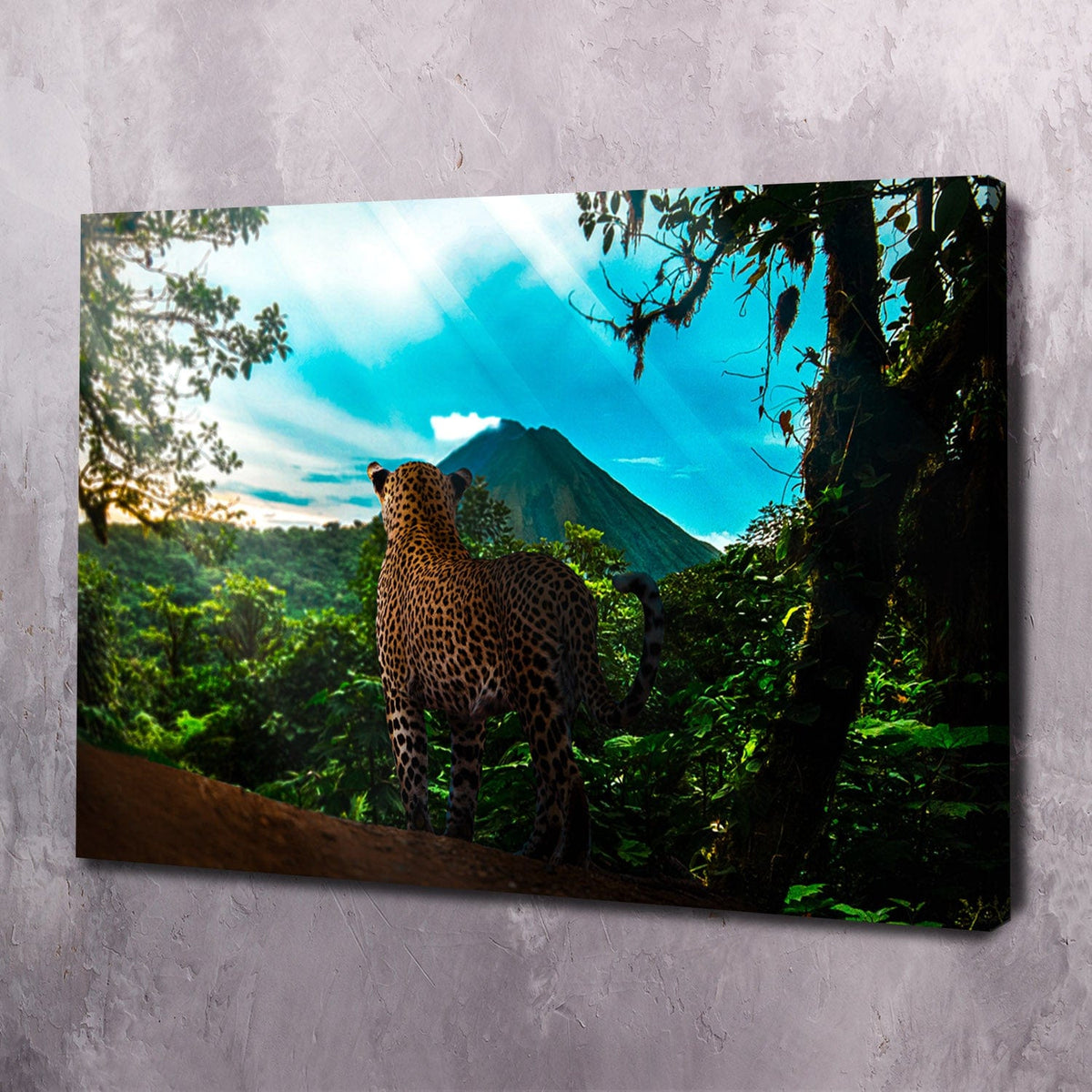 Becoming More Mountain Motivational Wall Art, alternate view by Impaktiv
