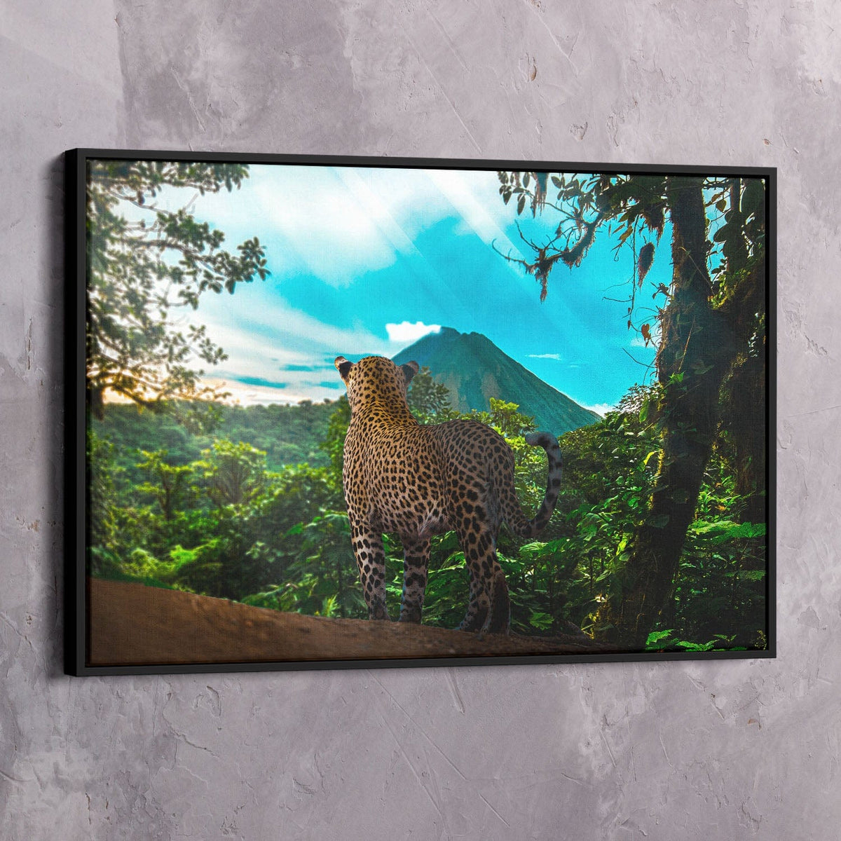 Becoming More Mountain Motivational Wall Art, alternate view by Impaktiv