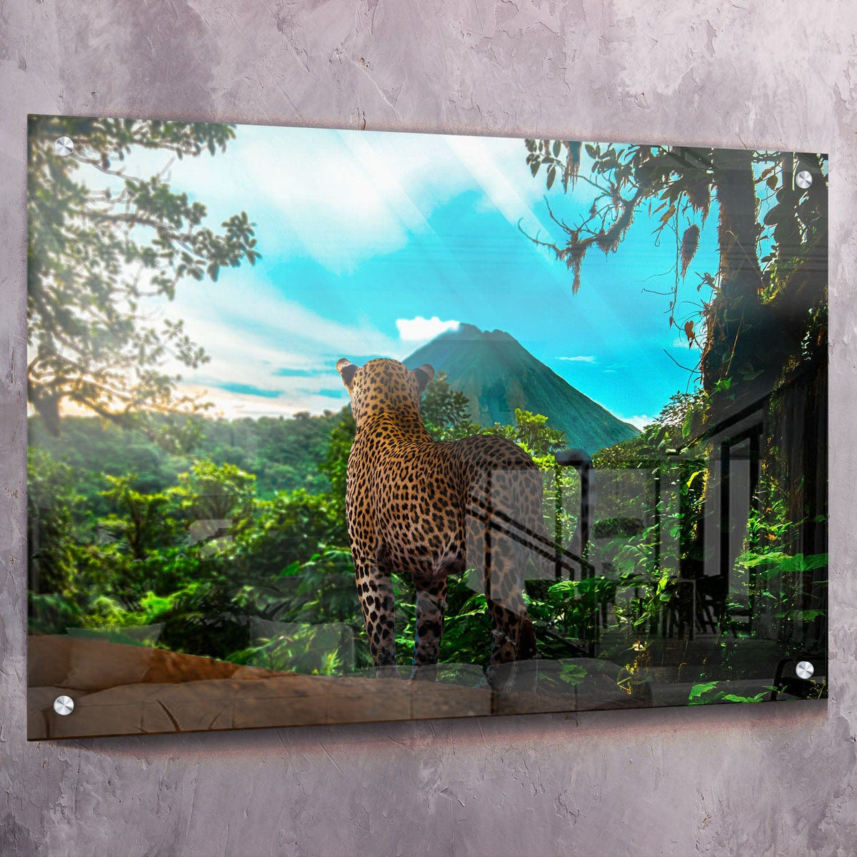 Becoming More Mountain Motivational Wall Art, alternate view by Impaktiv